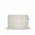 Laui Lounge Outdoor Pouf Block Stonewash Ø68x35 cm, brede ronde poef met blokdessin