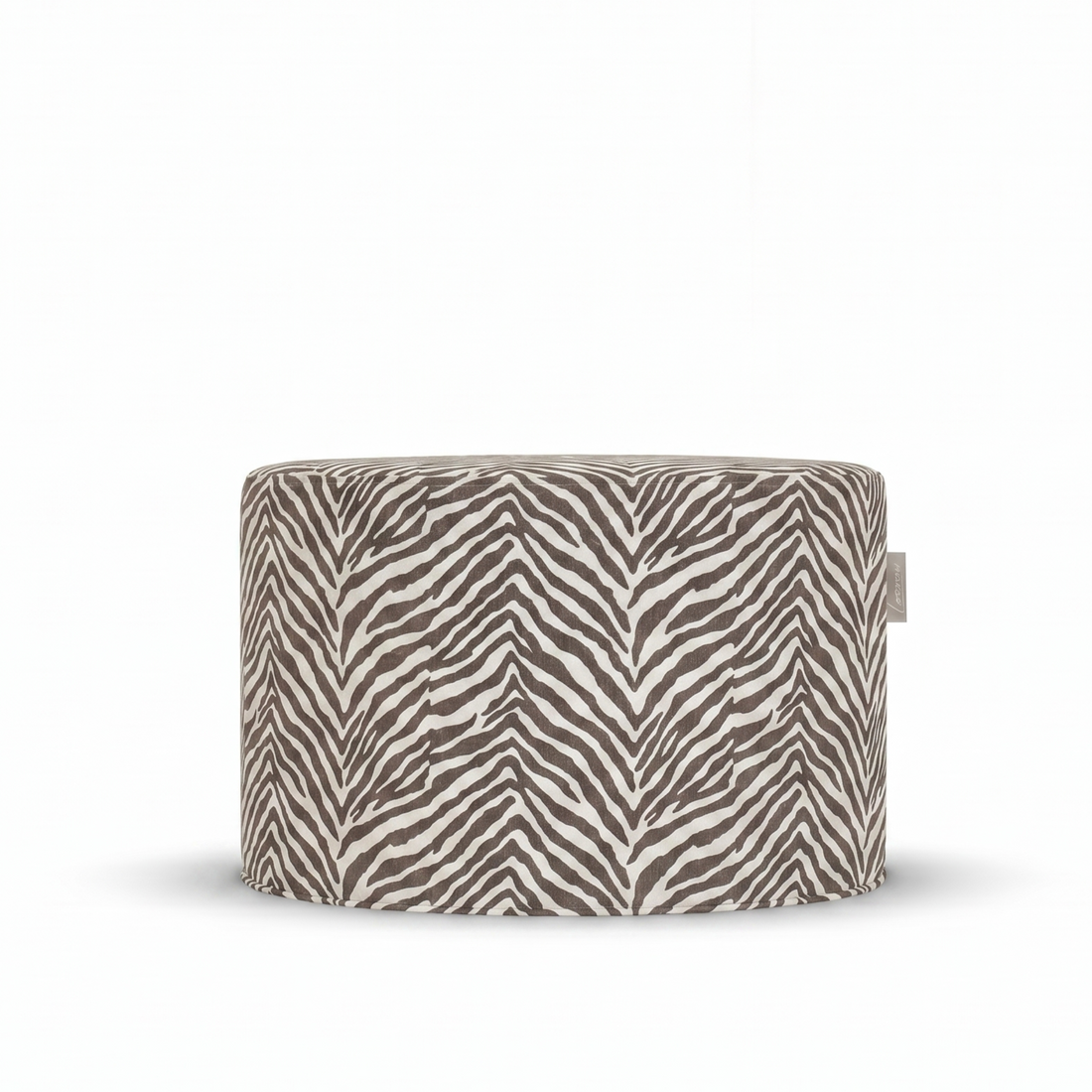 Laui Lounge Outdoor Pouf Congo Tawny Ø68x35 cm, brede ronde poef in okerbruin