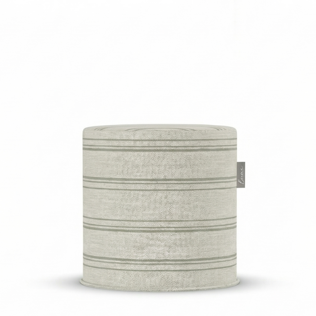 Laui Lounge Outdoor Pouf Harvest Nile Ø44x46 cm in gedempt groene Sunbrella stof