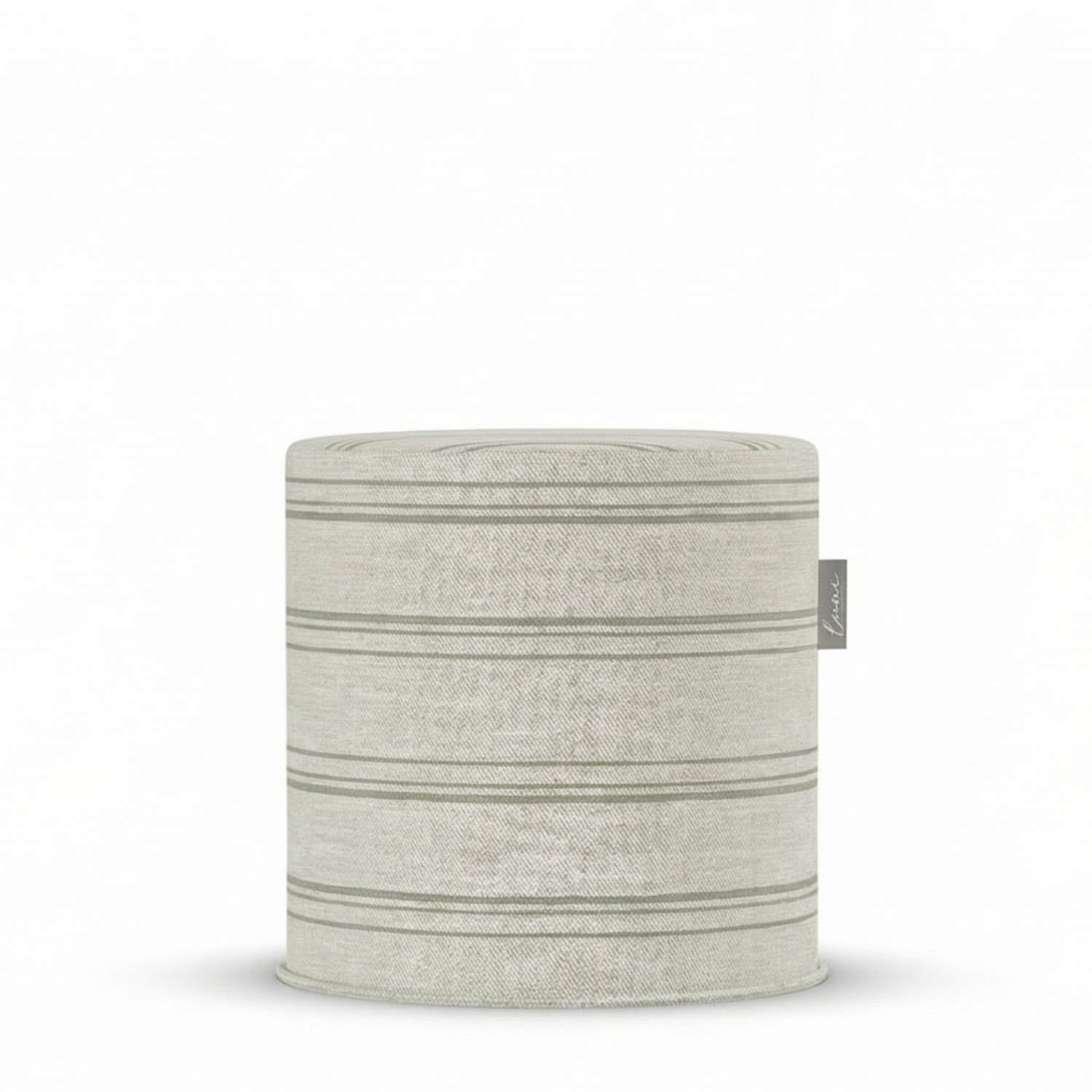 Laui Lounge Outdoor Pouf Harvest Nile Ø44x46 cm in gedempt groene Sunbrella stof