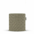Laui Lounge Outdoor Pouf Marquetry Bora Ø44x46 cm met blauwgrijs inlegdessin