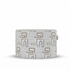 Laui Lounge Outdoor Pouf Maze Chiffon Ø68x35 cm, brede ronde poef met doolhofdessin