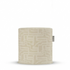 Laui Lounge Outdoor Pouf Riddle Plaster Ø44x46 cm in kalkwit met fijn dessin
