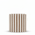 Laui Lounge Outdoor Pouf The Riviera Burdock Ø44x46 cm met olijfgroen streepdessin