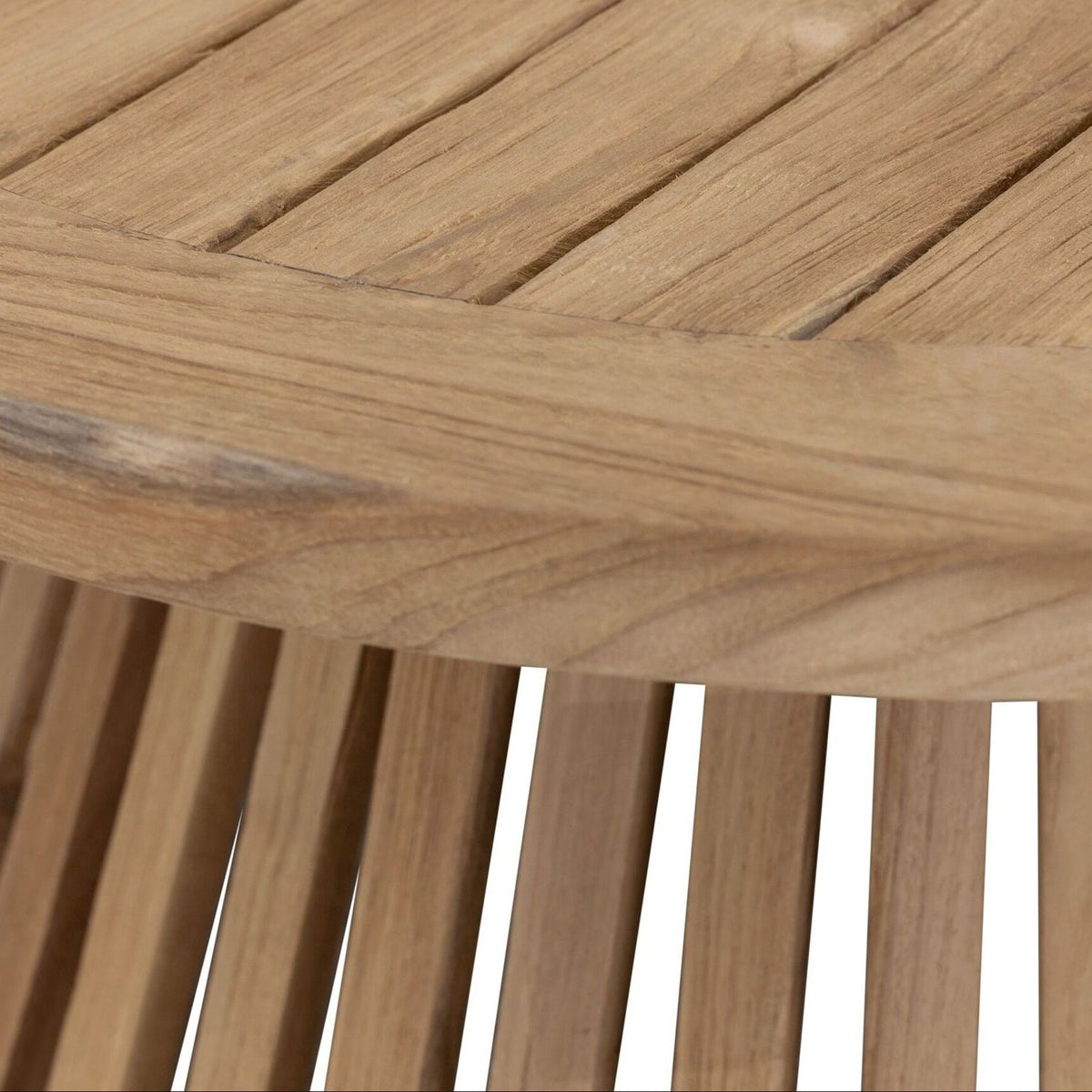 Outdoor salontafel Lily Large teakhout op het terras MUST Living