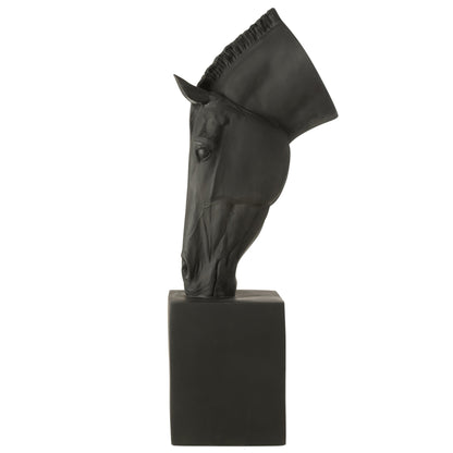 Paard Op Voet Zwart Large J-Line