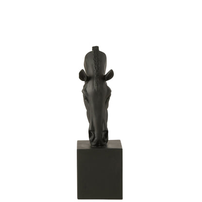Paard Op Voet Zwart Small J-Line