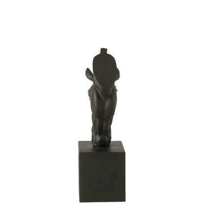 Paard Op Voet Zwart Small J-Line