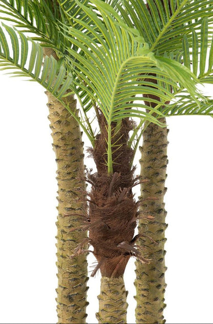 Palmboom 3delig Real Touch In Pot Kunststof Groen H300cm J-Line