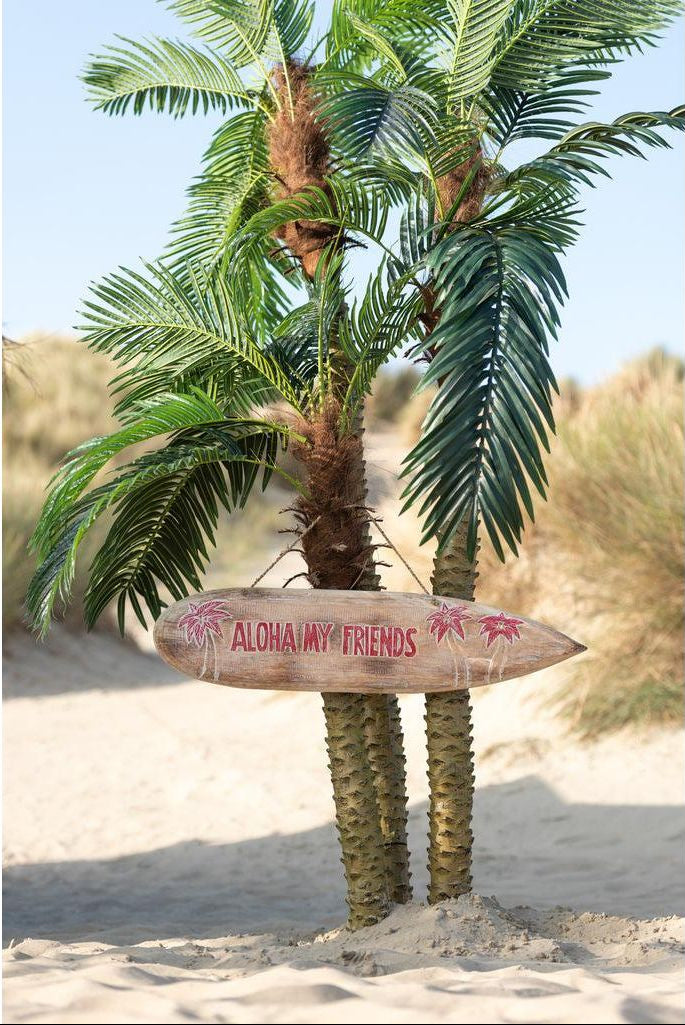 Palmboom 3delig Real Touch In Pot Kunststof Groen H300cm J-Line