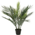 Palmboom In Pot Kunstmatig Groen 60x93x65cm - Kunstplant - J-Line - livinglovely.nl