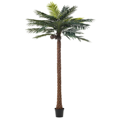 Palmboom Met 4 Kokosnoten In Pot Kunststof Groen H350cm J-Line