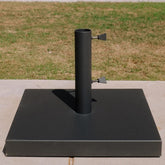 Parasolvoet voor Handgeknoopte parasols - Pearl Black - 45kg - Parasolvoet - Todo Bien - livinglovely.nl