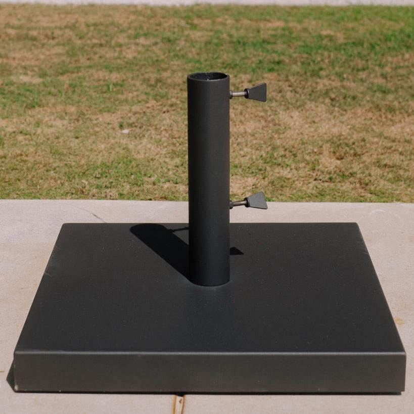 Parasolvoet voor Handgeknoopte parasols - Pearl Black - 45kg - Parasolvoet - Todo Bien - livinglovely.nl