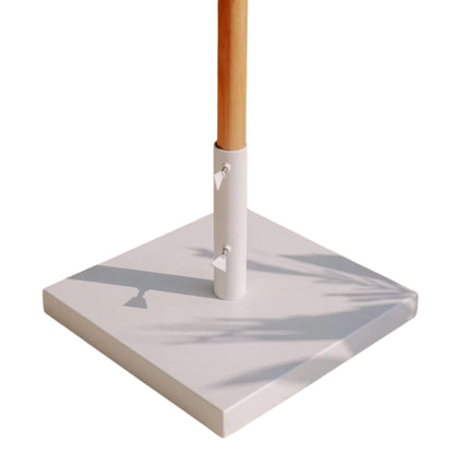 Parasolvoet voor Handgeknoopte Parasols - Pearl White - 45kg - Parasolvoet - Todo Bien - livinglovely.nl