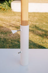 Parasolvoet voor Handgeknoopte Parasols - Pearl White - 45kg - Parasolvoet - Todo Bien - livinglovely.nl