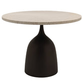 Patras side table beige marble PTMD - Bijzettafel - PTMD - livinglovely.nl