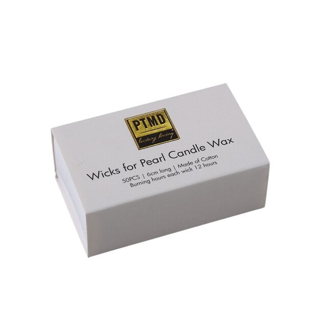 Pearl Candle Wax 500gr Beige PTMD - Kaars - PTMD - livinglovely.nl