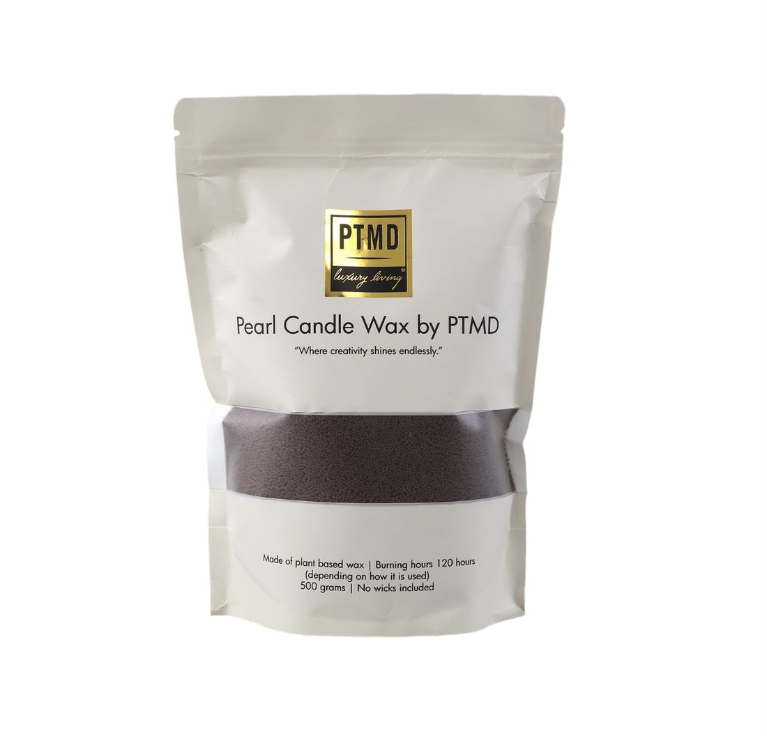 Pearl Candle Wax 500gr Bruin PTMD - Kaars - PTMD - livinglovely.nl