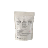 Pearl Kaarsenzand Beige van PTMD, achterkant van de zak met gebruiksinstructies