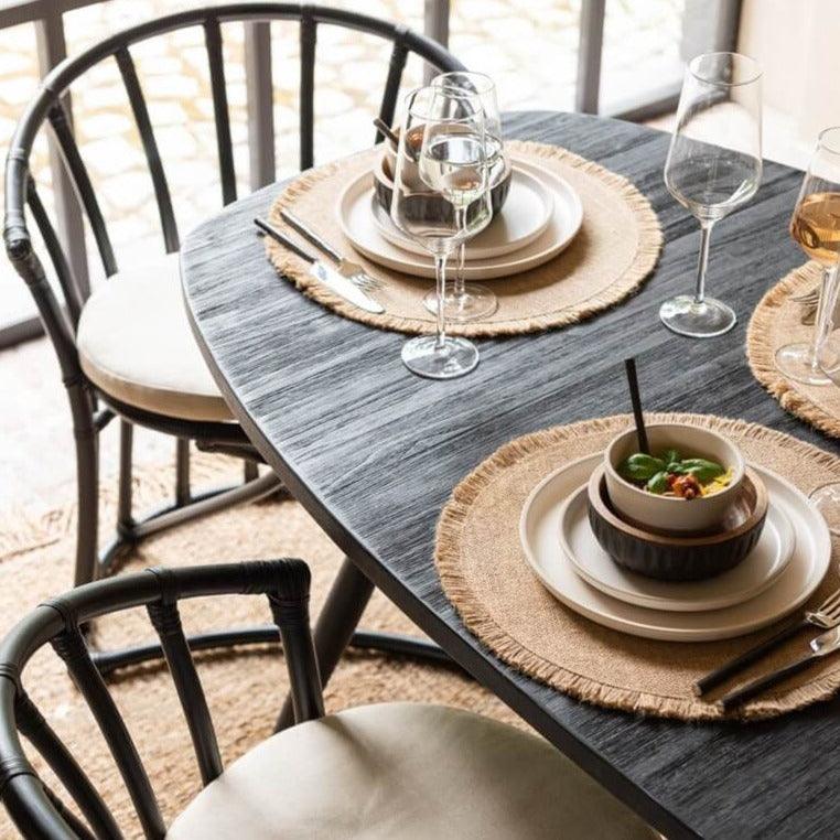 Placemat Jute Natural - Placemat - J-Line - livinglovely.nl