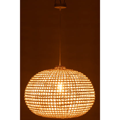 Plafondlamp Rond Metaal Getwist Wit J-Line