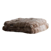 Plaid Linde Beige Fluweel in Giftbox - 220 x 240 cm PTMD - Plaid - PTMD - livinglovely.nl