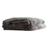 Plaid Linde Grijs Fluweel in Giftbox - 220 x 240 cm PTMD - Poef - PTMD - livinglovely.nl