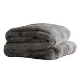 Plaid Linde Grijs Fluweel in Giftbox - 220 x 240 cm PTMD - Poef - PTMD - livinglovely.nl