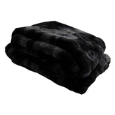 Plaid Linde Zwart Fluweel in Giftbox - 220 x 240 cm PTMD - Poef - PTMD - livinglovely.nl