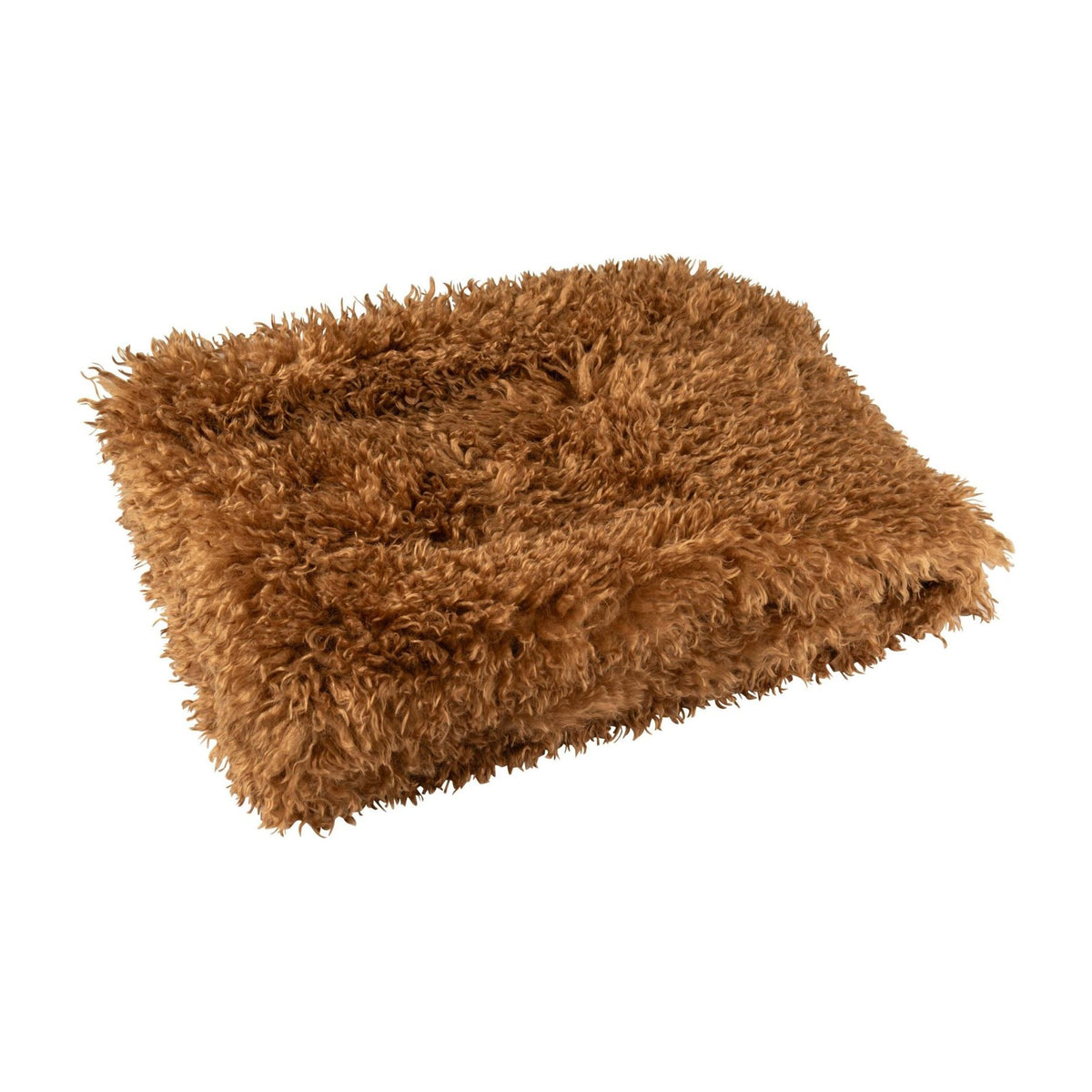 Plaid Moutie Polyester Bruin 130x180cm J-Line
