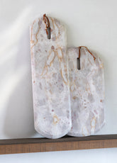 Plank Rechthoek Marmer Beige Large - 60x20x2cm - Serveerplank - J-Line - livinglovely.nl