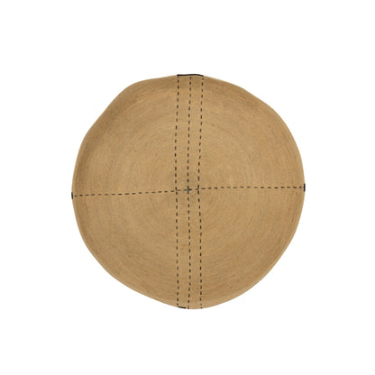 Plateau Muurdecoratie Stippellijnen Zeegras Naturel/Zwart