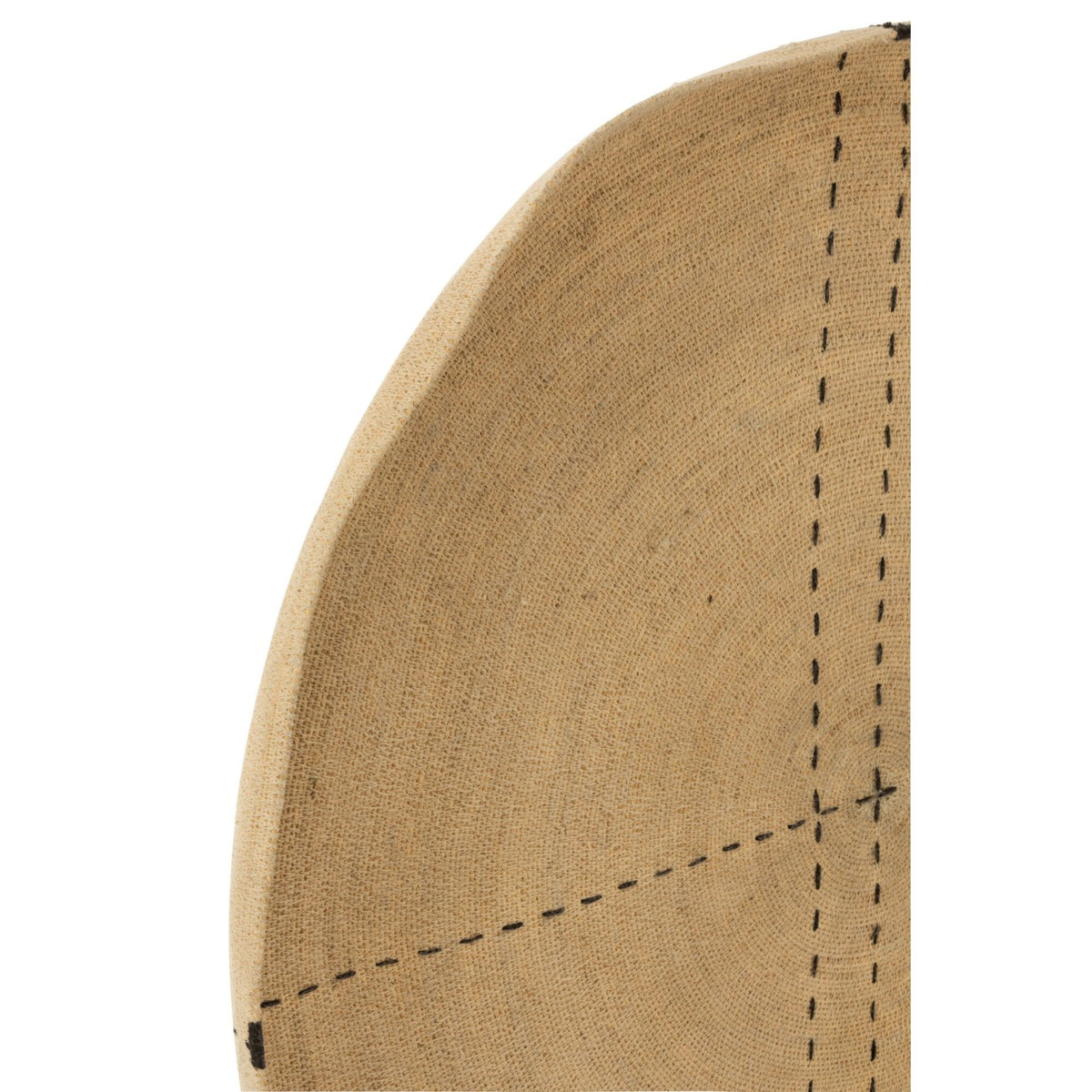 Plateau Muurdecoratie Stippellijnen Zeegras Naturel/Zwart