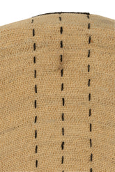 Plateau Muurdecoratie Stippellijnen Zeegras Naturel/Zwart - Wanddecoratie - J-Line - livinglovely.nl