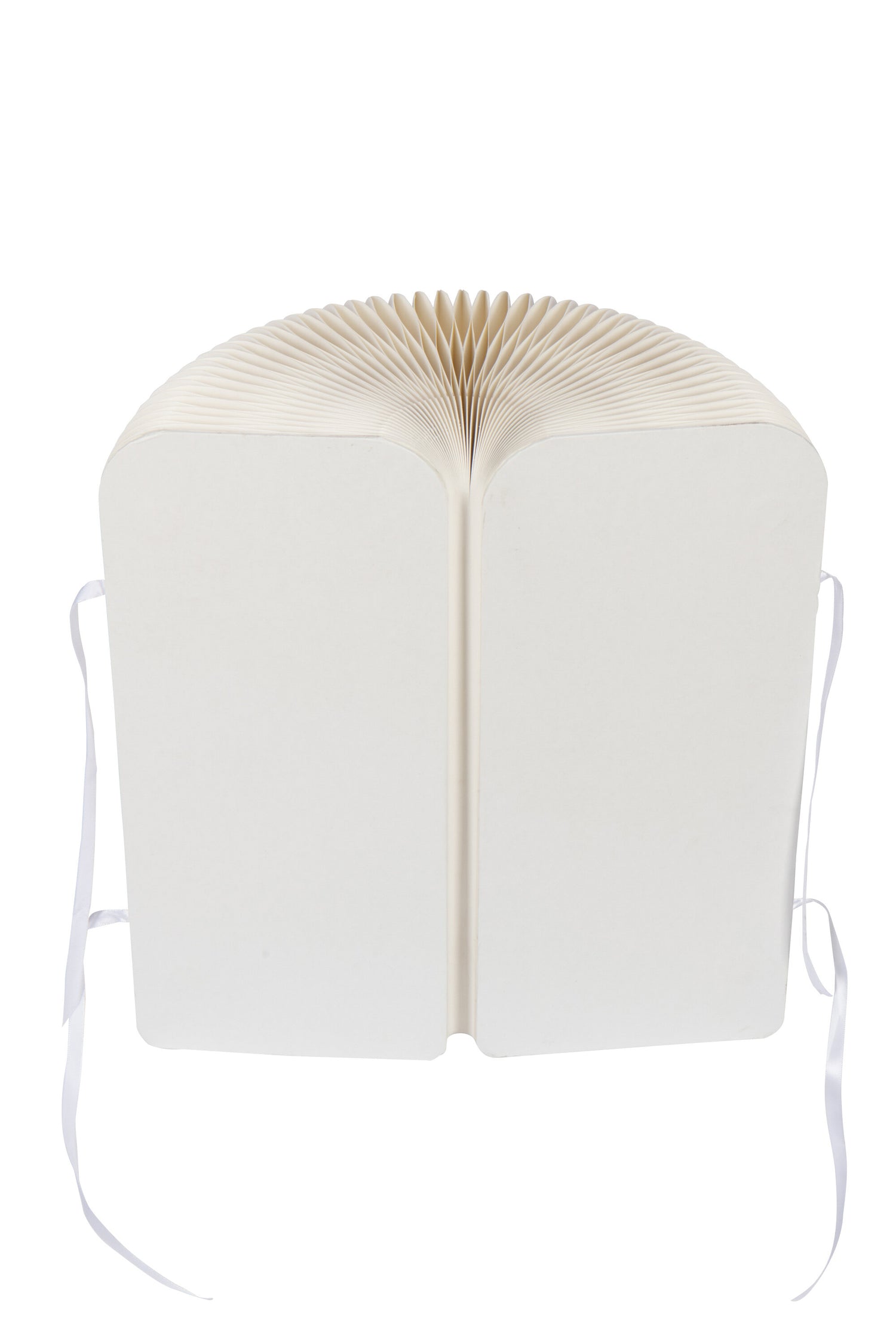 Poef Vouwbaar Papier Gebroken Wit Dia 36cmxh42cm J-Line - Poef - J-Line - livinglovely.nl