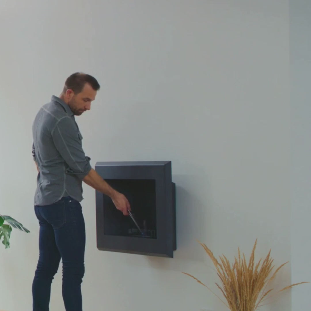 Wandhaard Contour Zwart Tenderflame