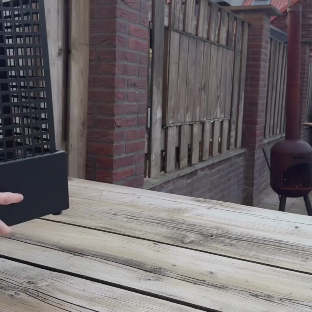 Agni 18 Zwart Tafelhaard Tenderflame