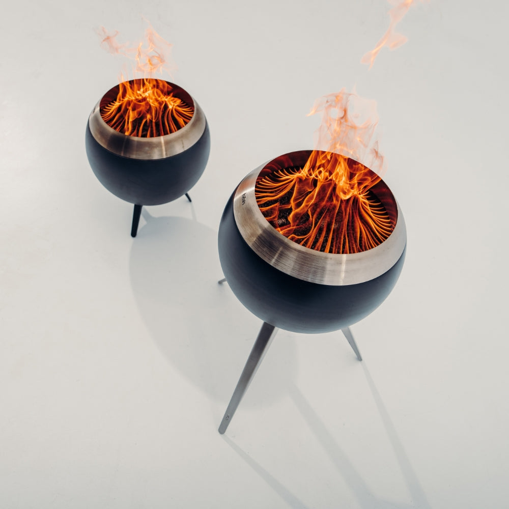 MOON 45 Vuurkorf Hoog Zilver Höfats