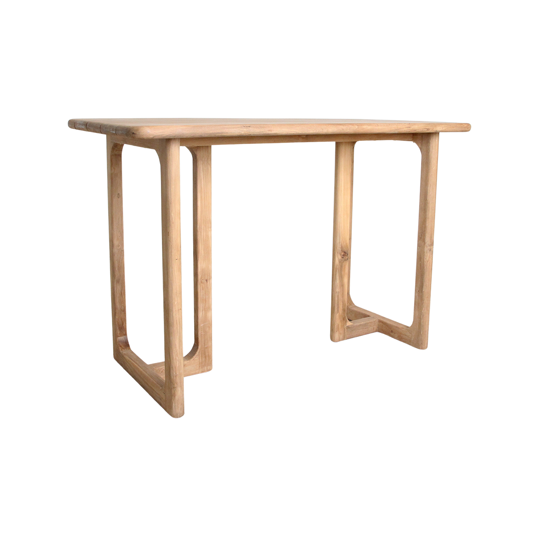 Primavera Teakhouten Bartafel 160cm van Raw Materials, hoge bartafel van gerecycled teakhout