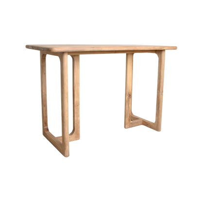 Primavera Teakhouten Bartafel 160cm van Raw Materials, hoge bartafel van gerecycled teakhout