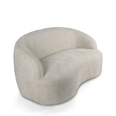PTMD Bohne Cream 9901 Nanci Fabric 2 Seater Sofa , Bank , PTMD , livinglovely.nl