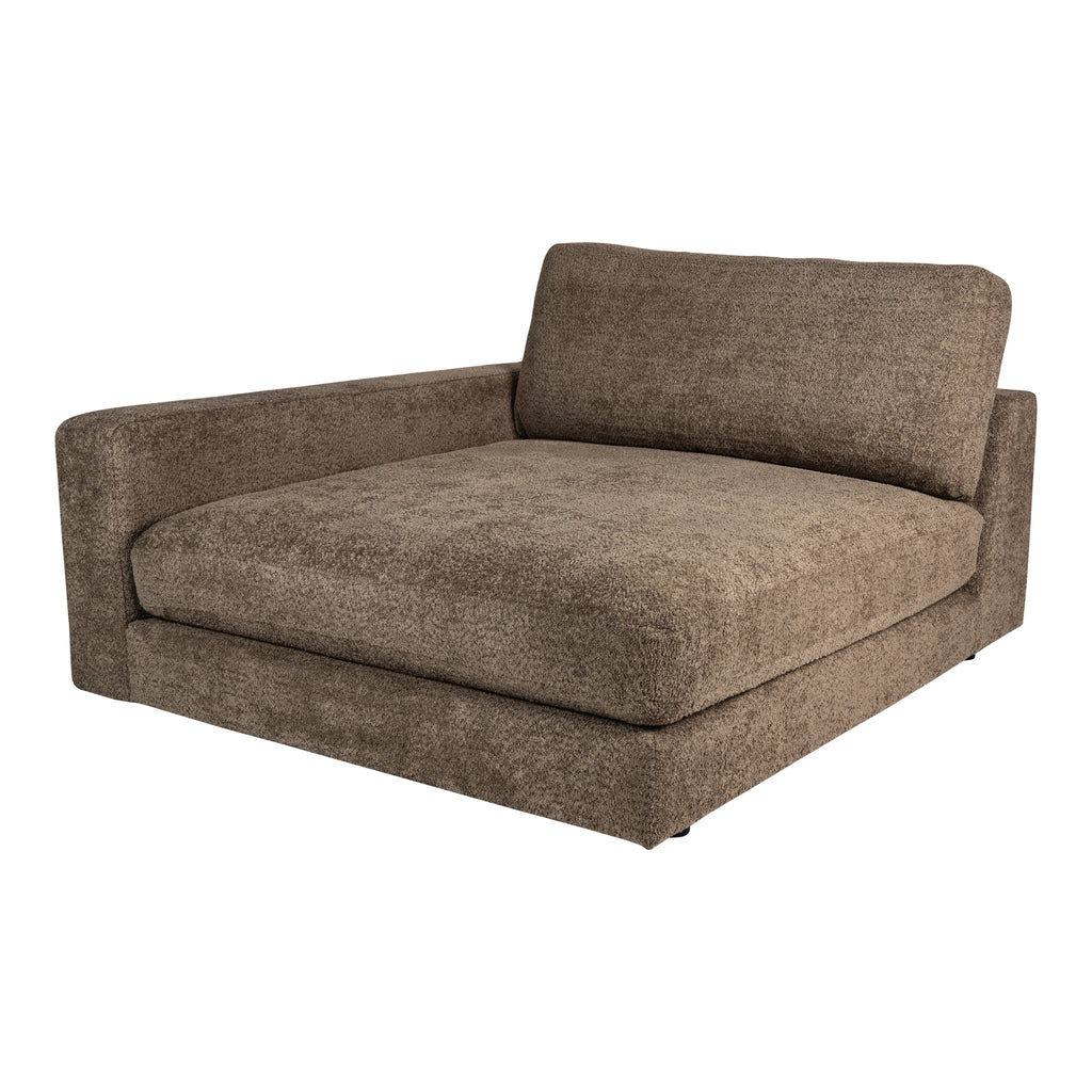 PTMD Nilla Sofa met Chaise Longue Arm Links Bruin - Elementen bank - PTMD - livinglovely.nl