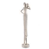 Rafah Clay Poly Woman Statue Holding Pot Shoulder PTMD - Beeld - PTMD - livinglovely.nl
