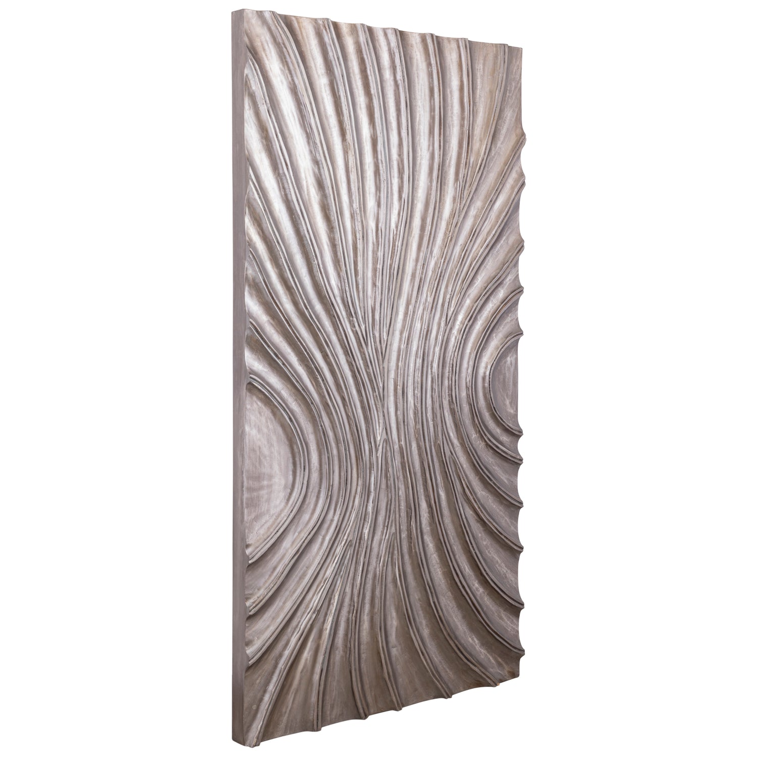 Reddie Wavvy Bruin Glimmend Wandpaneel Large 80x160cm PTMD - Wandpaneel - PTMD - livinglovely.nl