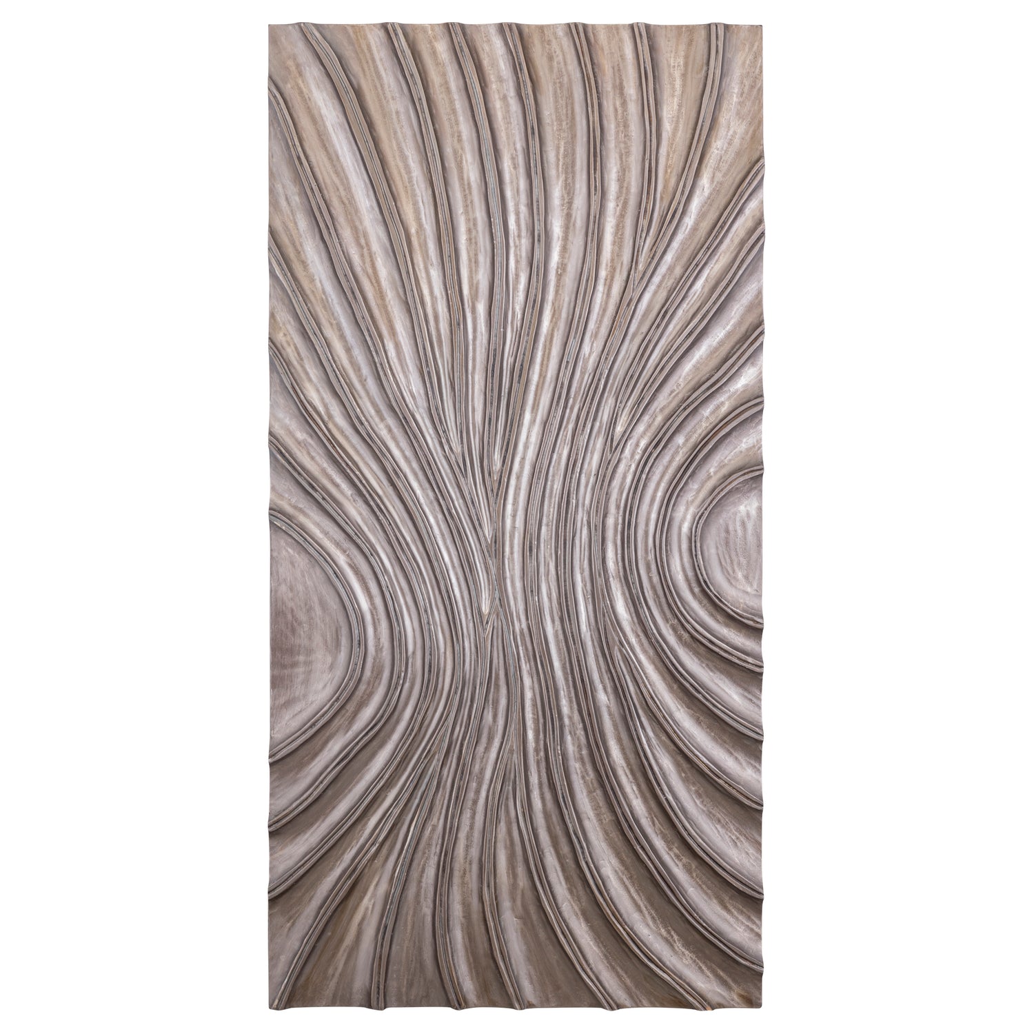 Reddie Wavvy Bruin Glimmend Wandpaneel Large 80x160cm PTMD - Wandpaneel - PTMD - livinglovely.nl