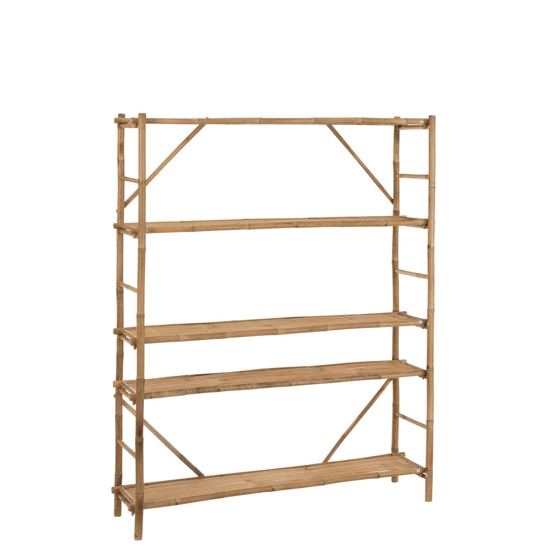Rek 5 Planken Bamboe Naturel J-Line