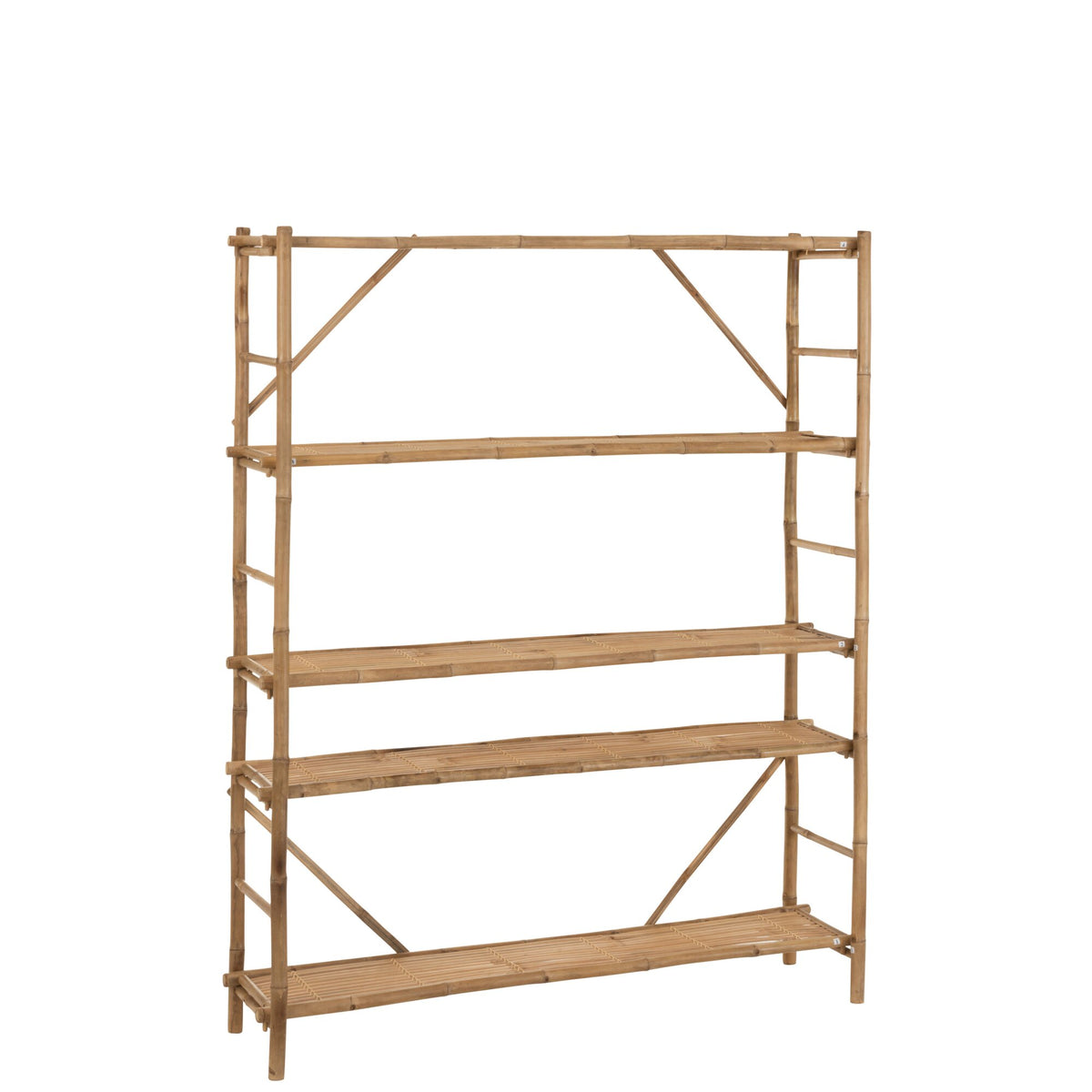 Rek 5 Planken Bamboe Naturel