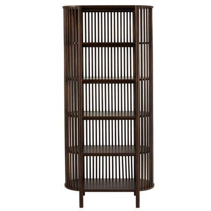 Rek Conie 5 Planken Mangohout Donkerbruin J-Line