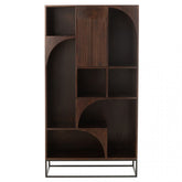 Rek Mode Mango Hout/Mdf Bruin - Boekenkast - J-Line - livinglovely.nl